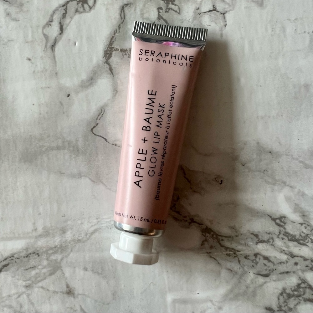 seraphine glow lip mask apple +baume sealed new June sale